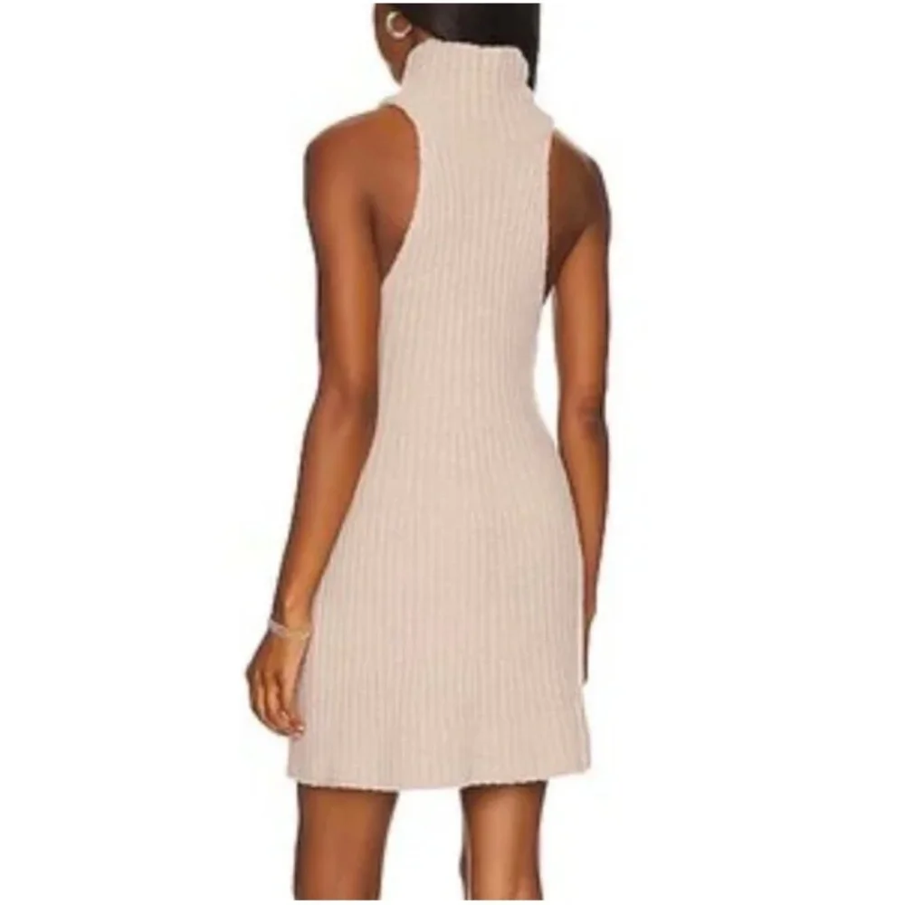 Free people Claude mini dress size large NWOT Cocoa Ash - Picture 4 of 4